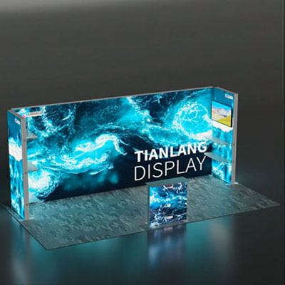 Curved LED Light Box for Trade Show Booths Eye-Catching Design Curved LED Light Box for Trade Show Booths Eye-Catching Design