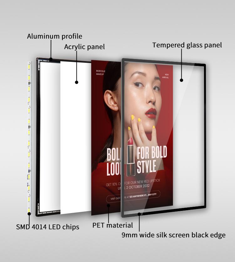 led poster frame structure led poster frame structure