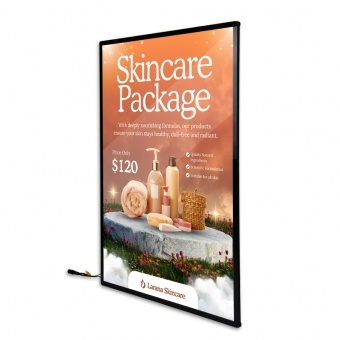 Backlit LED Slim Light Box Poster Frame for Advertising Display Backlit LED Slim Light Box Poster Frame for Advertising Display