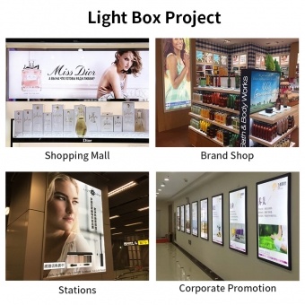 Ultra Thin LED Light Box for Advertising Display Ultra Thin LED Light Box for Advertising Display